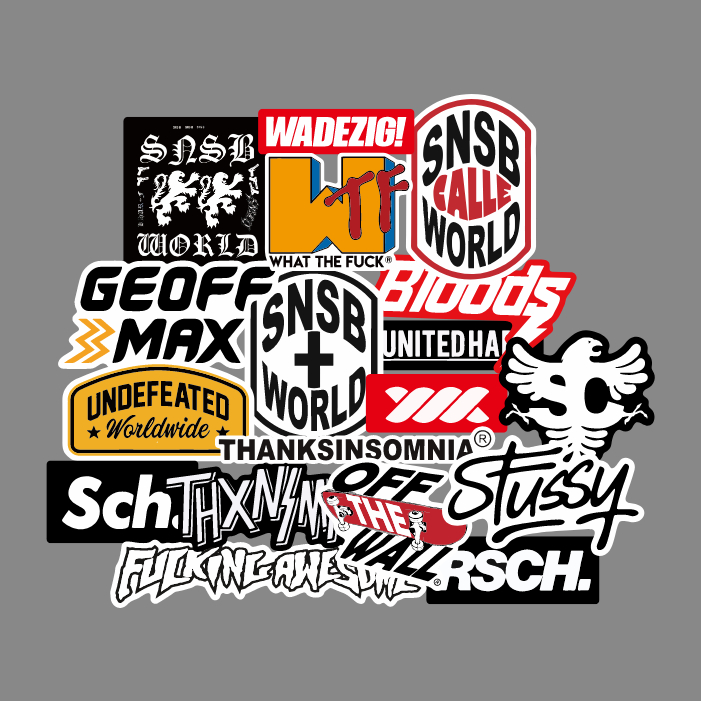 STICKER PACK BRAND LOKAL VOL 2 - ISI 18pcs - STICKER HELM, STICKER LAPTOP, STICKER CASE HP, STICKER 