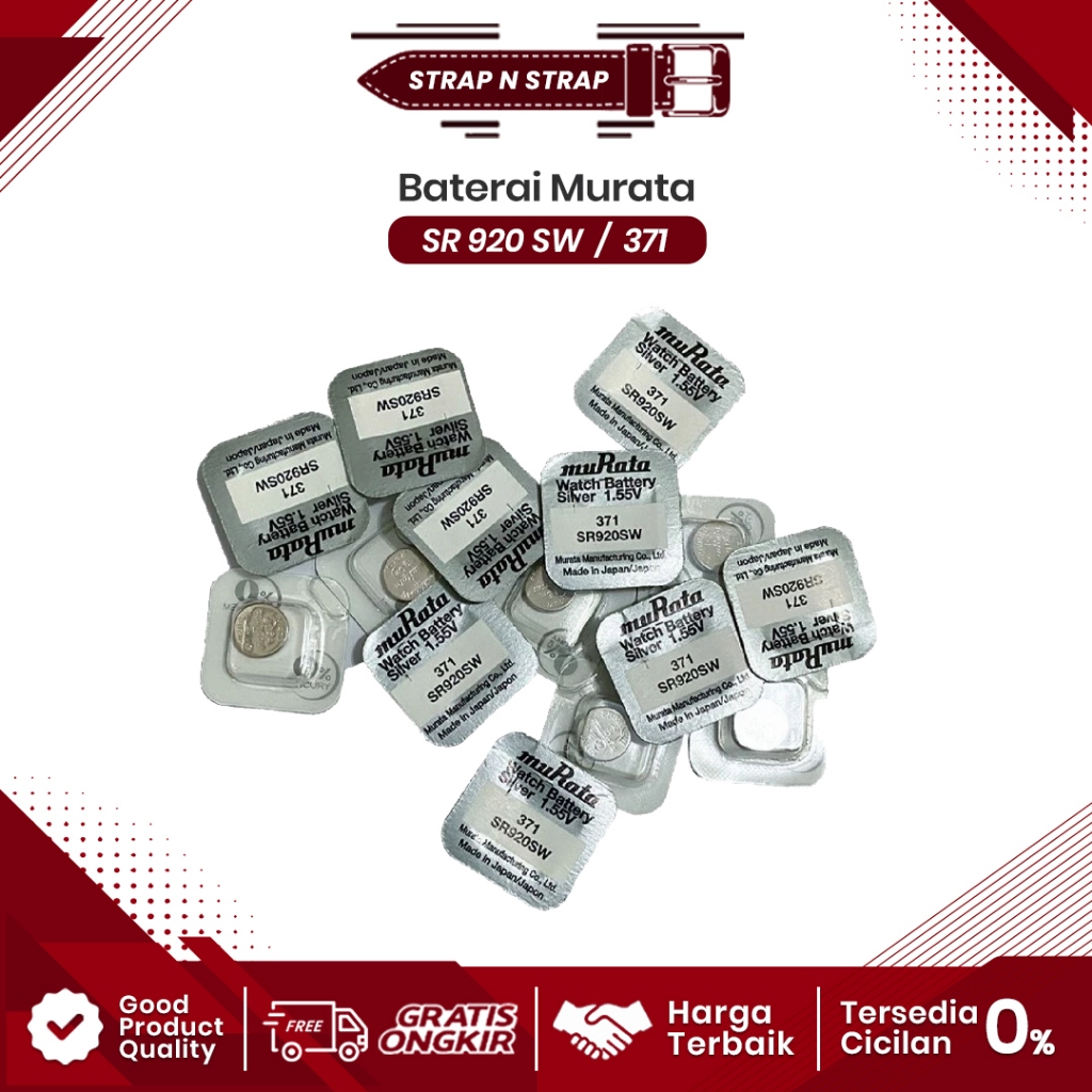 Baterai Batre SONY MURATA SR920SW 371 SR 920 SW Original Battery LR920 Jam Tangan SR920 920SW