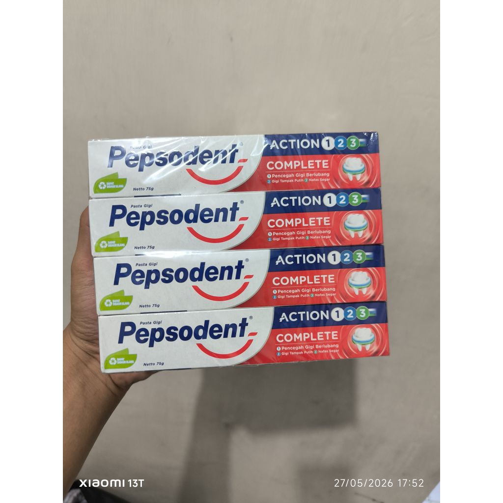 Pasta Gigi Pepsodent Action 123 Complete