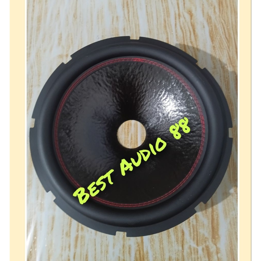 Daun kertas speaker 12inch Sub woofer subwoofer karet coating jahit voice 50mm tinggi 7.3cm