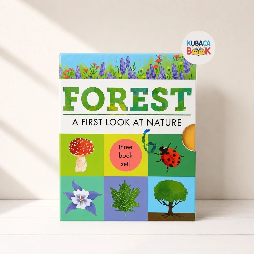 Forest A First Look at Nature | 3 Book Set Board Book Anak English | Nature Learning Book