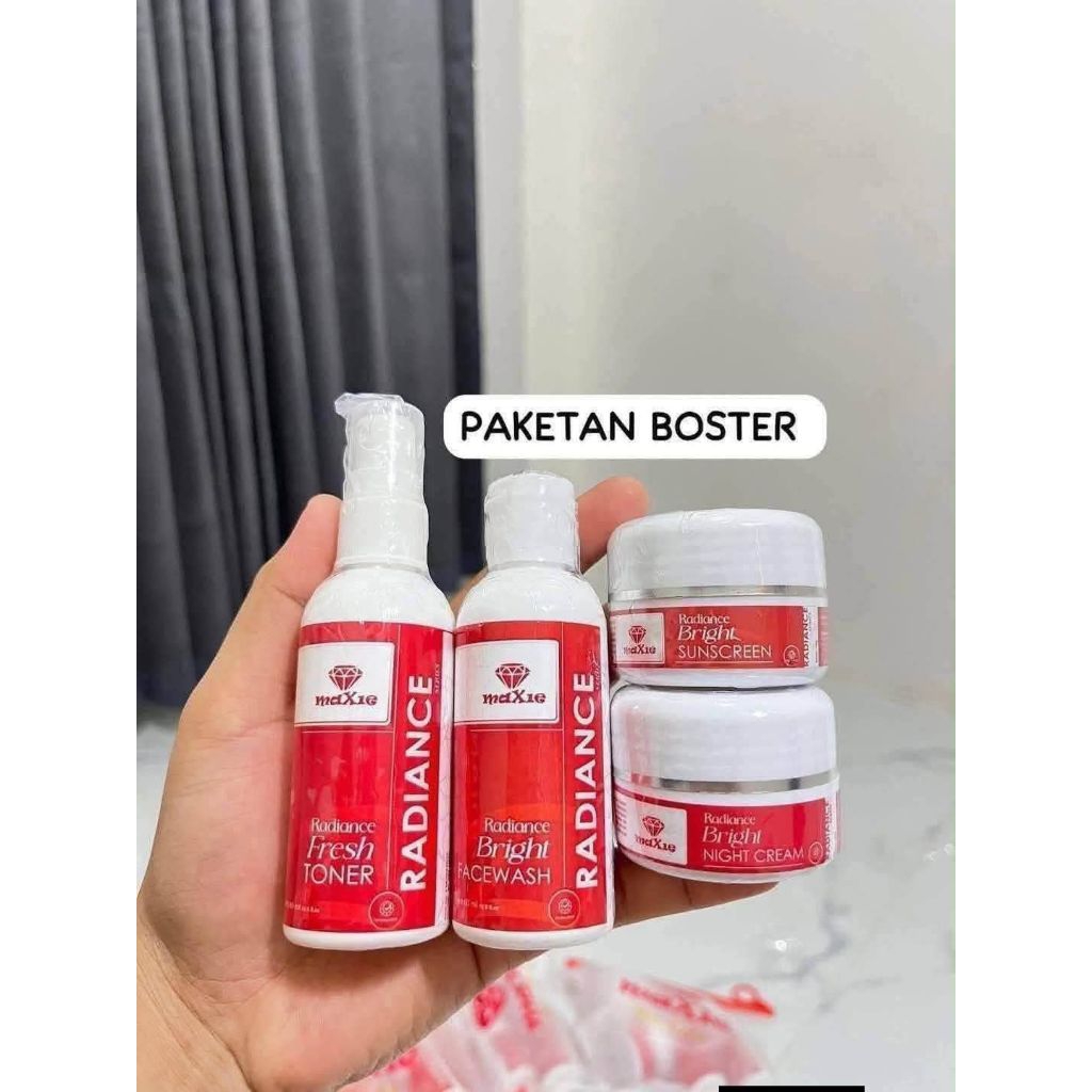 MAXIE BOOSTER PREMIUM/MAXIE GLOW/MAXIE SKINCARE/SKINCARE MAXIE/PAKET WAJAH MAXIE SKINCARE