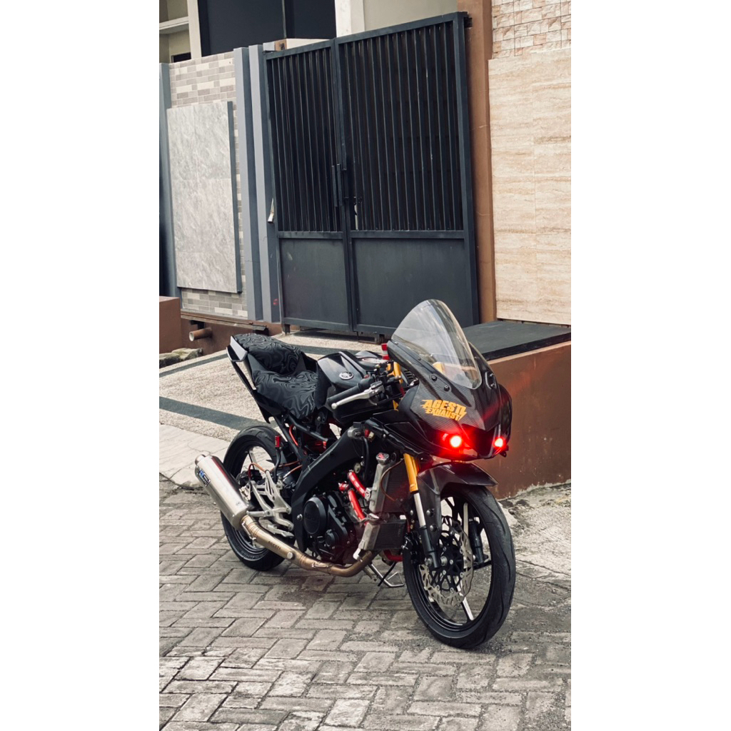 Knalpot Agesti Pro Drag V1 R15v3/ v4 Fullsystem