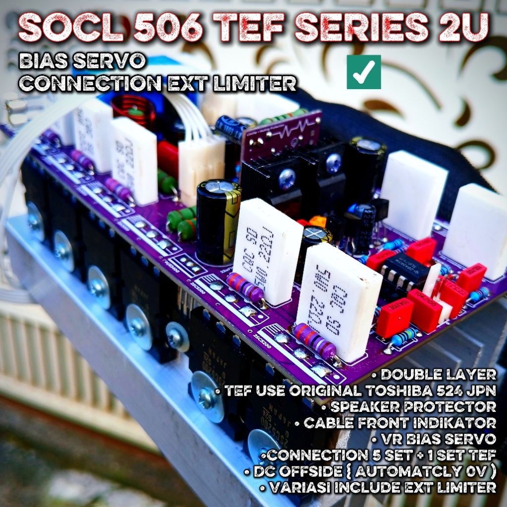 SOCL 506 TEF 2U SERIES NEW 15cm | Amplifier | Quality Part SOCL 506TEF
