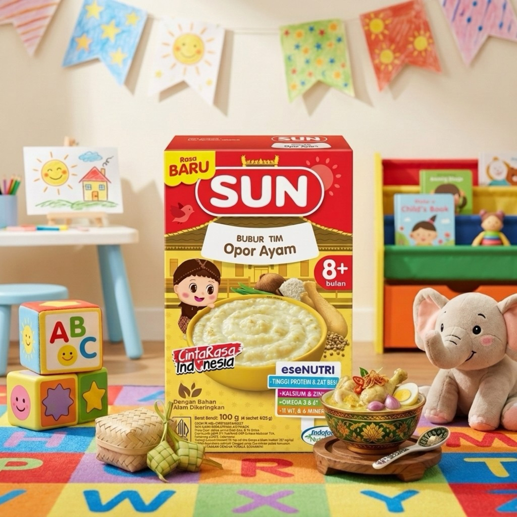 Sun Bubur Tim Opor Ayam 100 gram / Sun Opor Ayam / Sun Bubur Bayi Opor Ayam