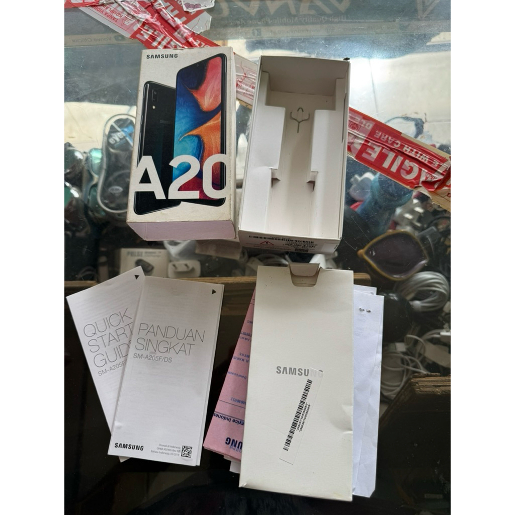 DUS BOX KOTAK SAMSUNG A20 ORIGINAL COPOTAN