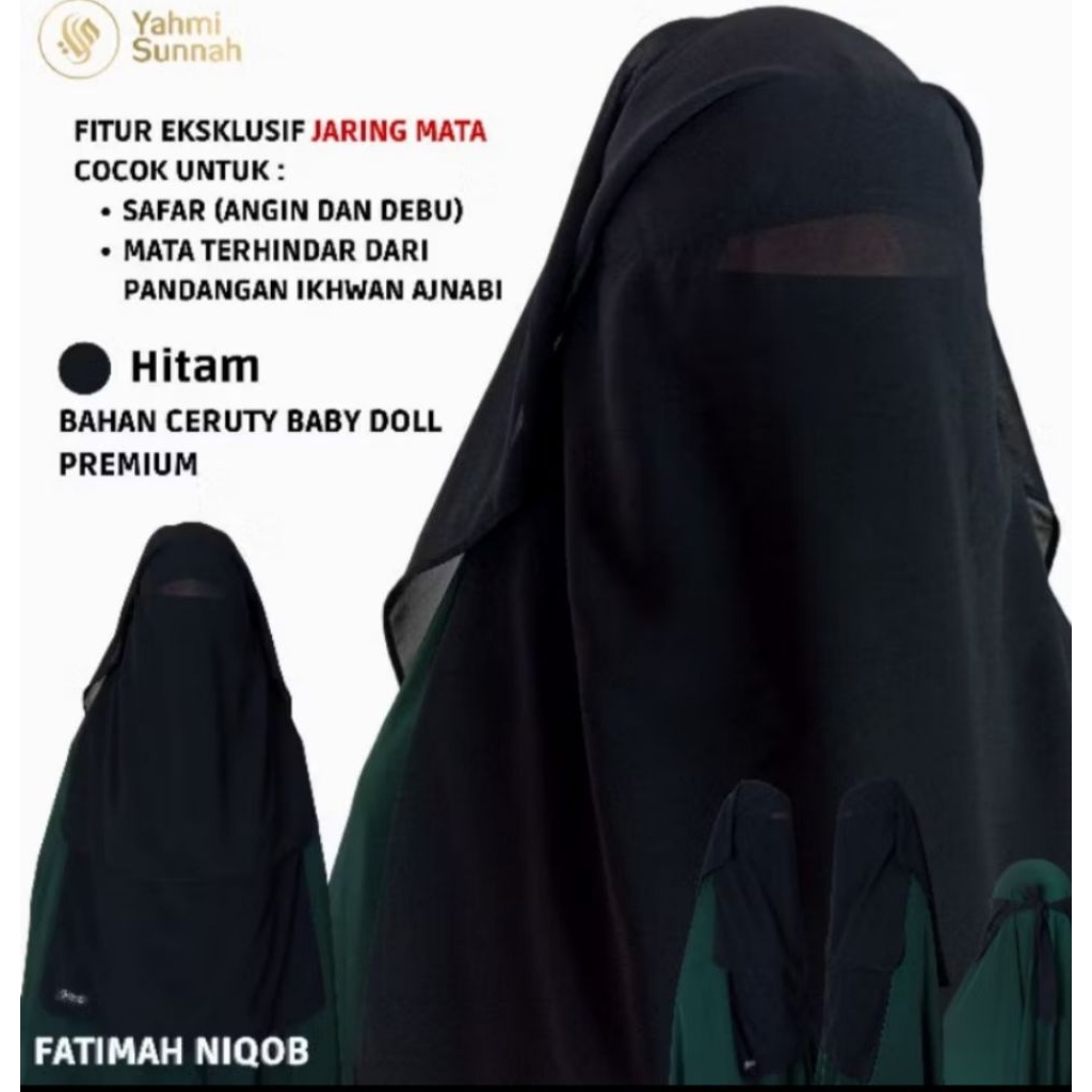 CADAR YAMAN NIQOB PURDAH 3 LAYER (Preloved)