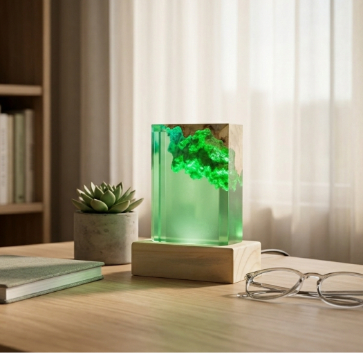 Lampu hias Evagilengst lampu resin G 8