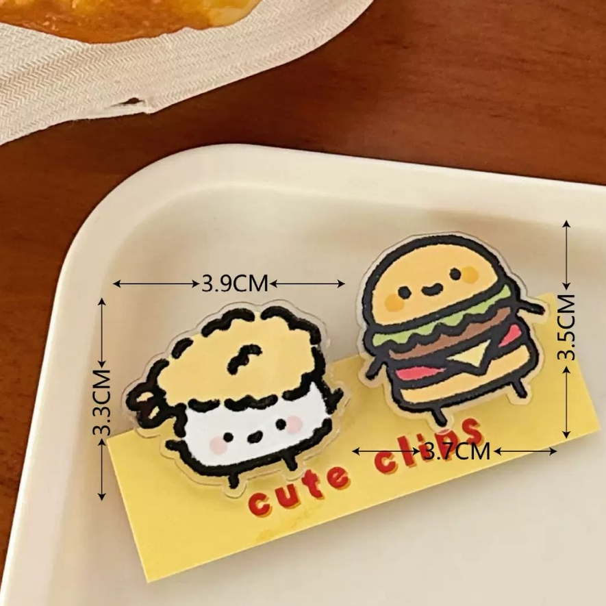 KIKARU.ID - Penjepit Kertas Akrilik Lucu Unik - Paper Clip Karakter Cartoon