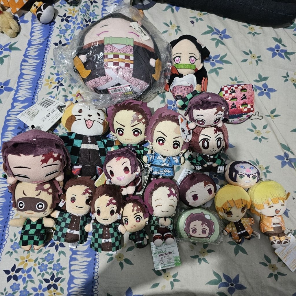 furyu banpresto sega nuigurumi plush kimetsu no yaiba tanjiro nezuko inosuke zenitsu