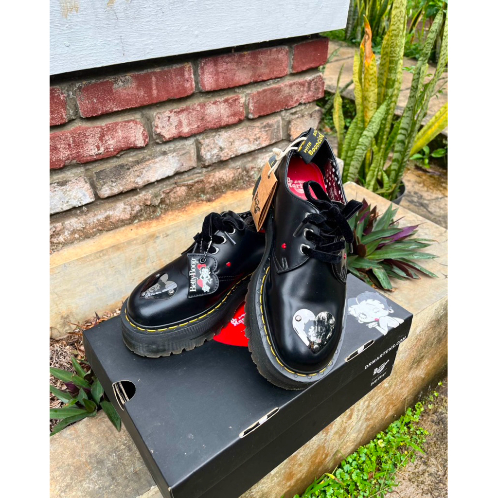 Dr.Martens 1461 Quad Betty Boop Black Limited Edition