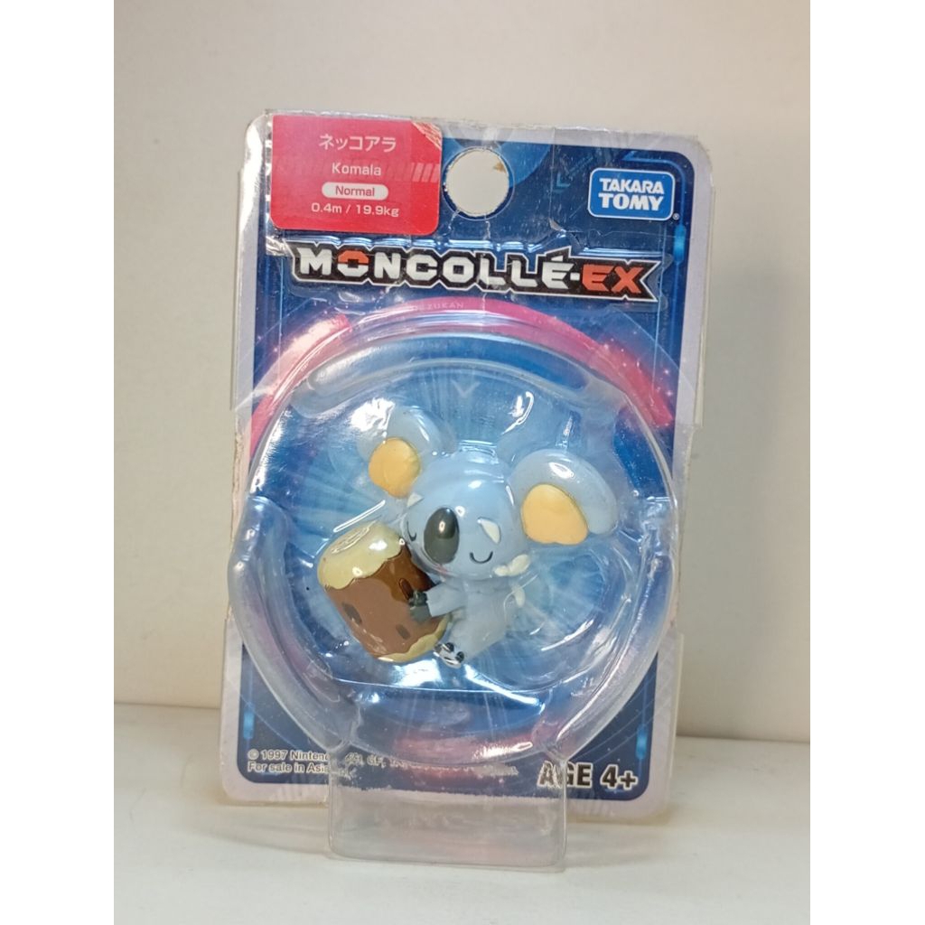 TOMY FIGURE POKEMON MONCOLLE EX KOMALA (BOX DAMAGE)