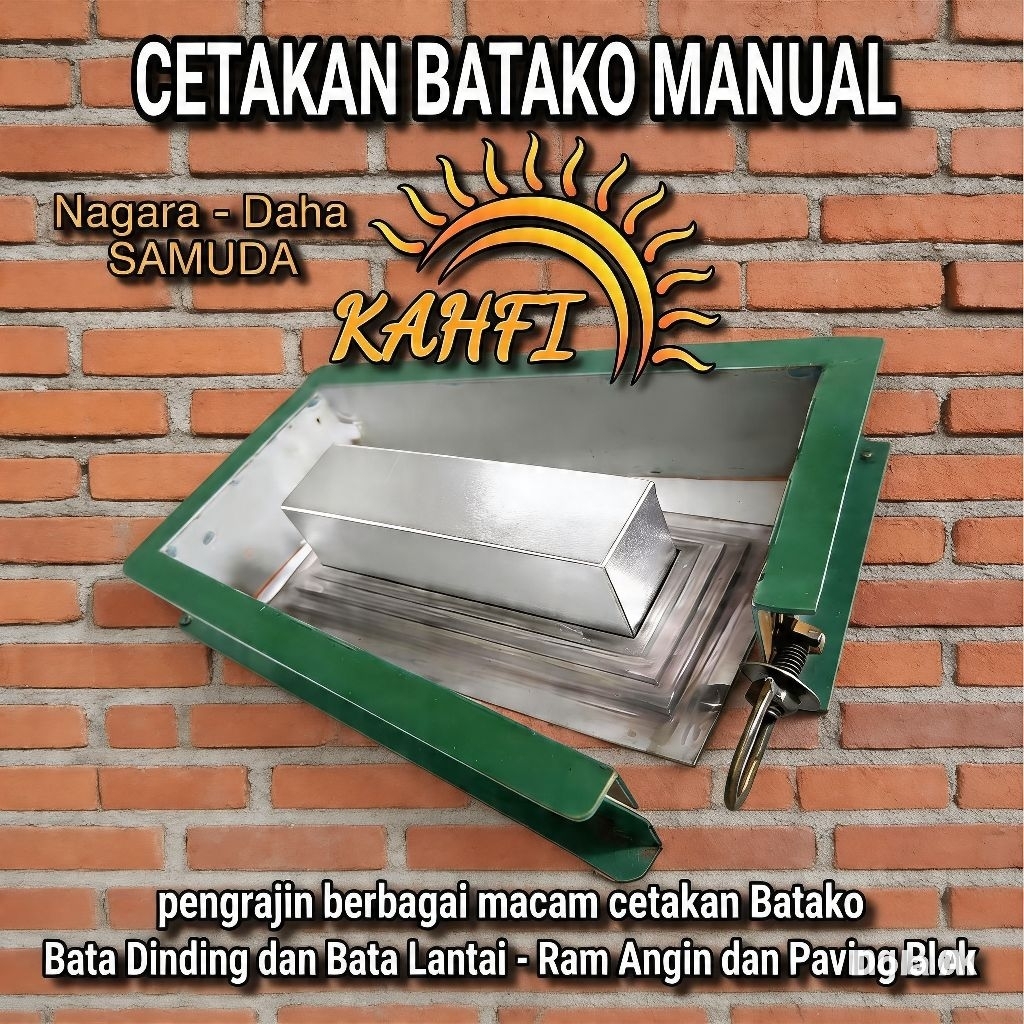 CETAKAN LOSTER 15 x 30  / ROSTER /  CETAKAN BATAKO MANUAL / SETAKAN RAM ANGIN