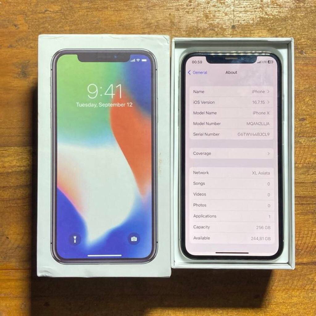 IPhone X 256gb inter all operator