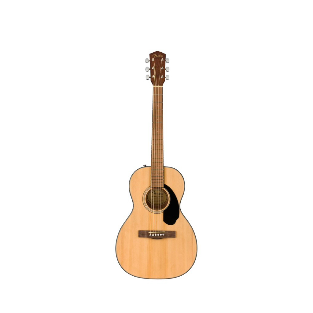 Fender cp-60s parlor acoustic 24.75” short scale length natural solid spruce top rosewood mahogany g