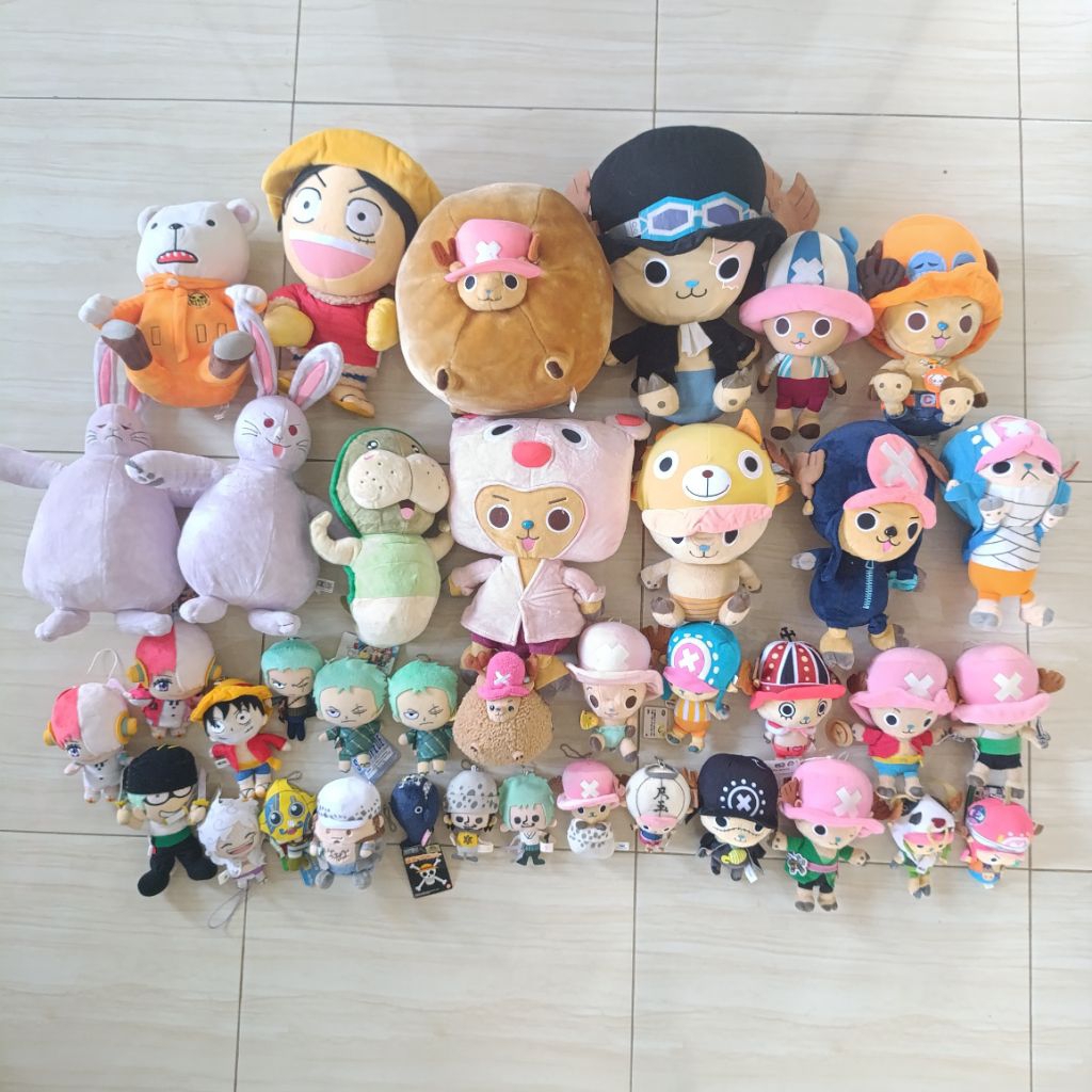 [UPDATE & ORI] MERCH ONE PIECE PLUSHIE | Luffy | Zoro | Chopper | Sanji