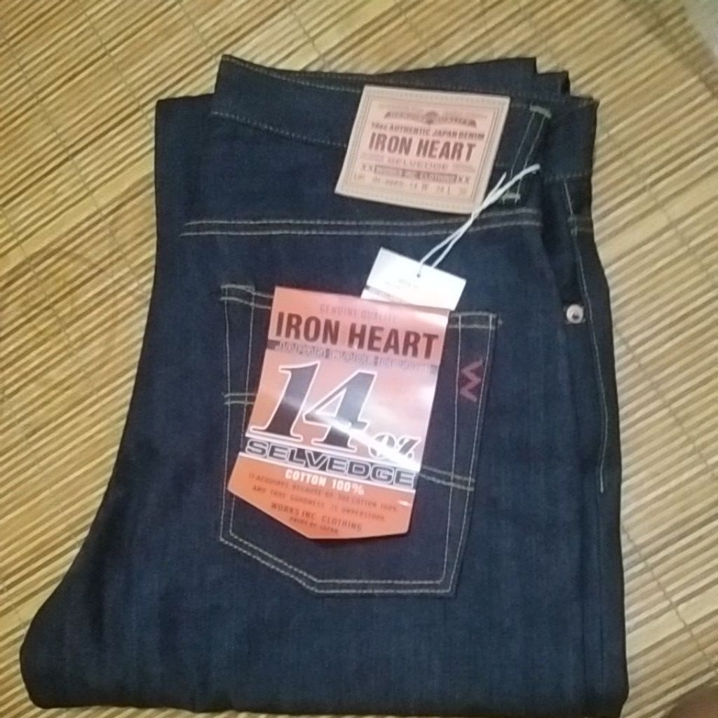 Denim iron. heart