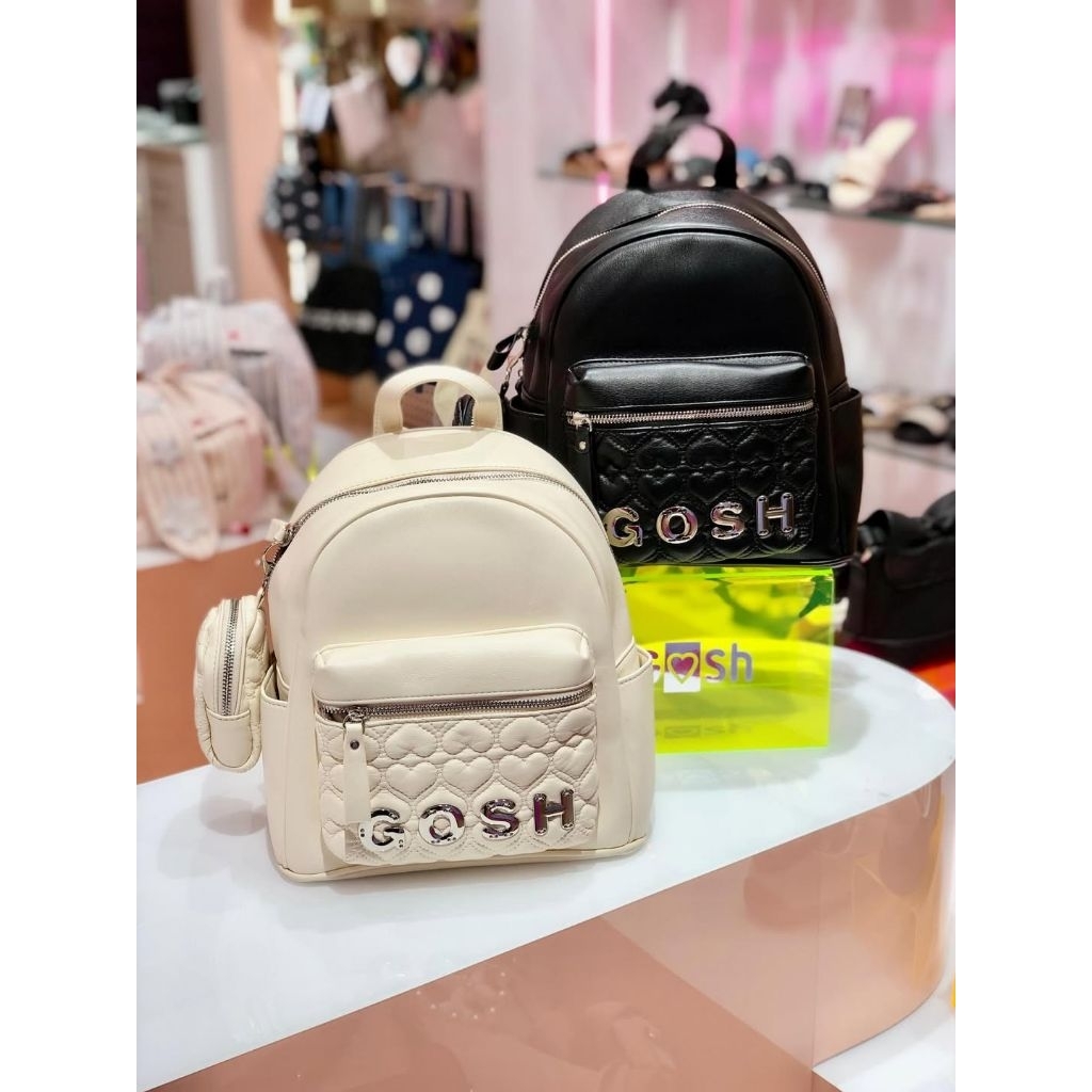 [Bisa COD] Ready Tas Ransel Backpack Gosh Original New art 665 Black Off White