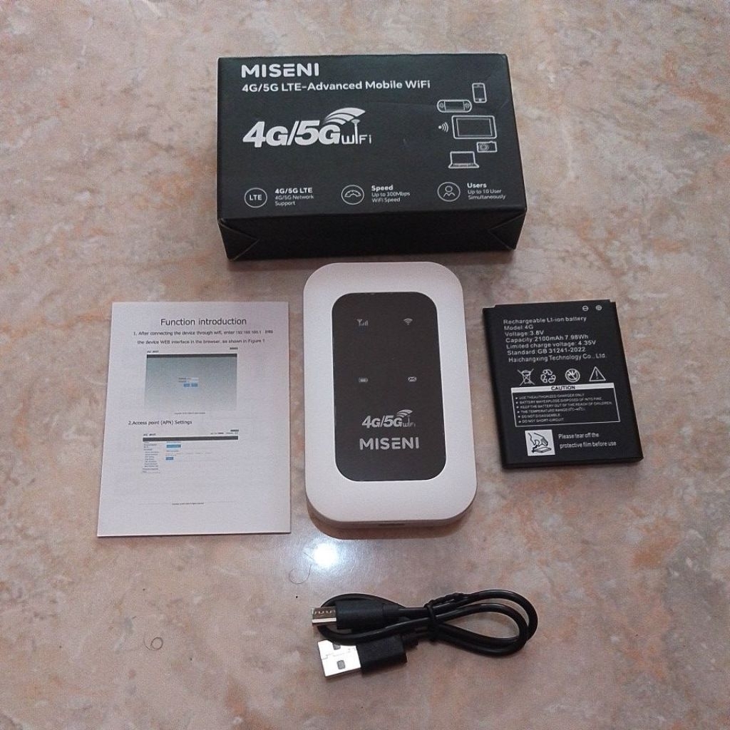 Modem mifi 4G LTE all operator terbaru (putih)