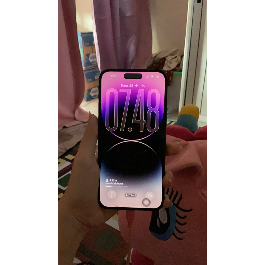 iPhone 14 Pro Max ex iBox Be Permanen Garansi  100% Original Second iPhone FULLSET 128 gb