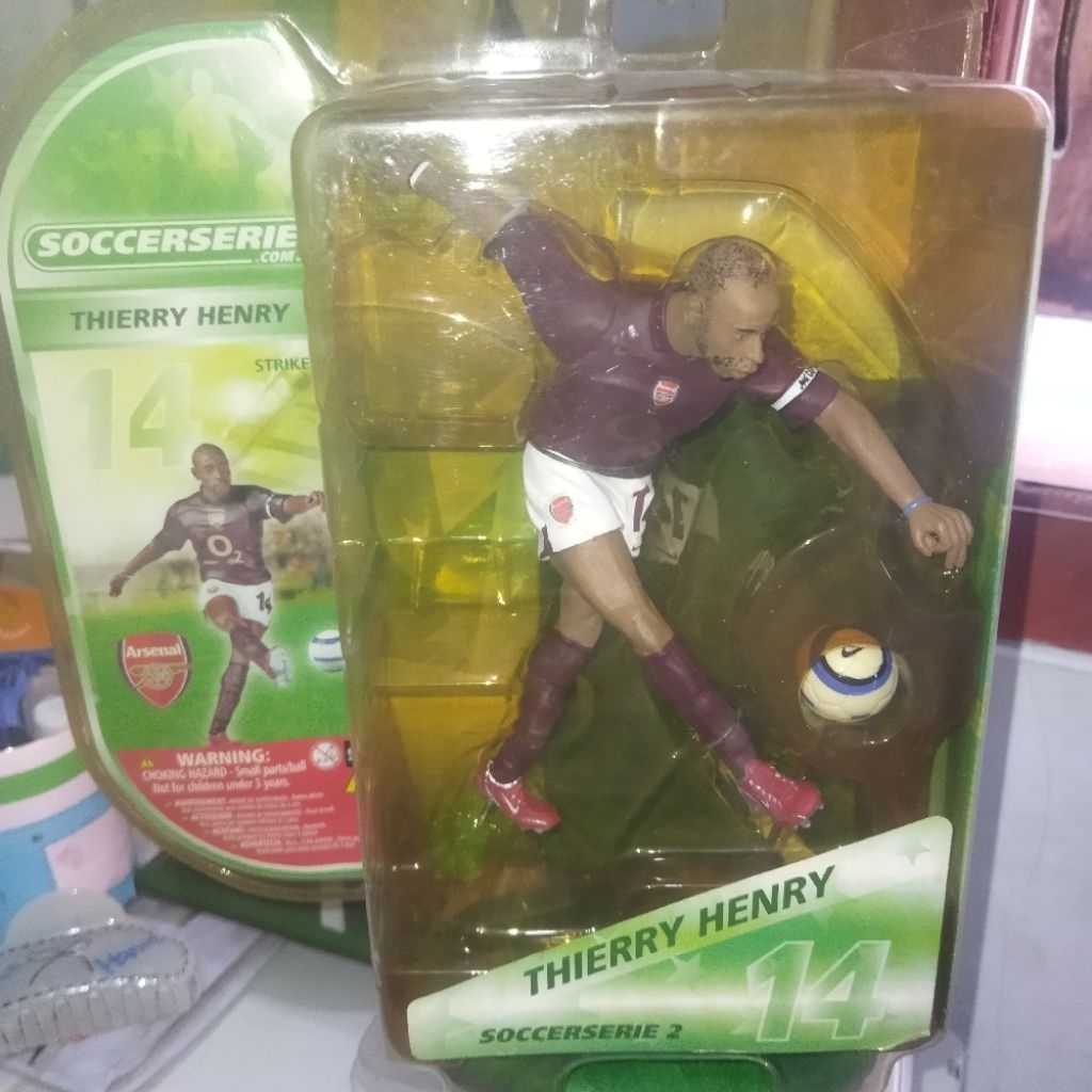 Figure Soccerserie Arsenal Thierry Henry Rare Blister