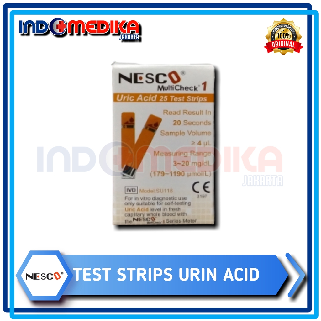 Strip Asam Urat Nesco / Strip urid acid nesco / Ua Nesco / Nesco Asam Urat