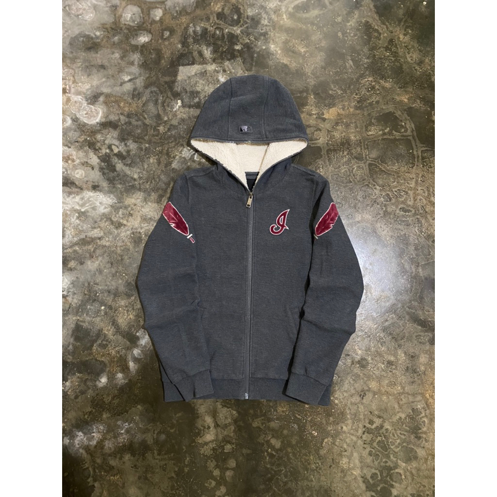 HOODIE MLB INDIAN FULLZIP