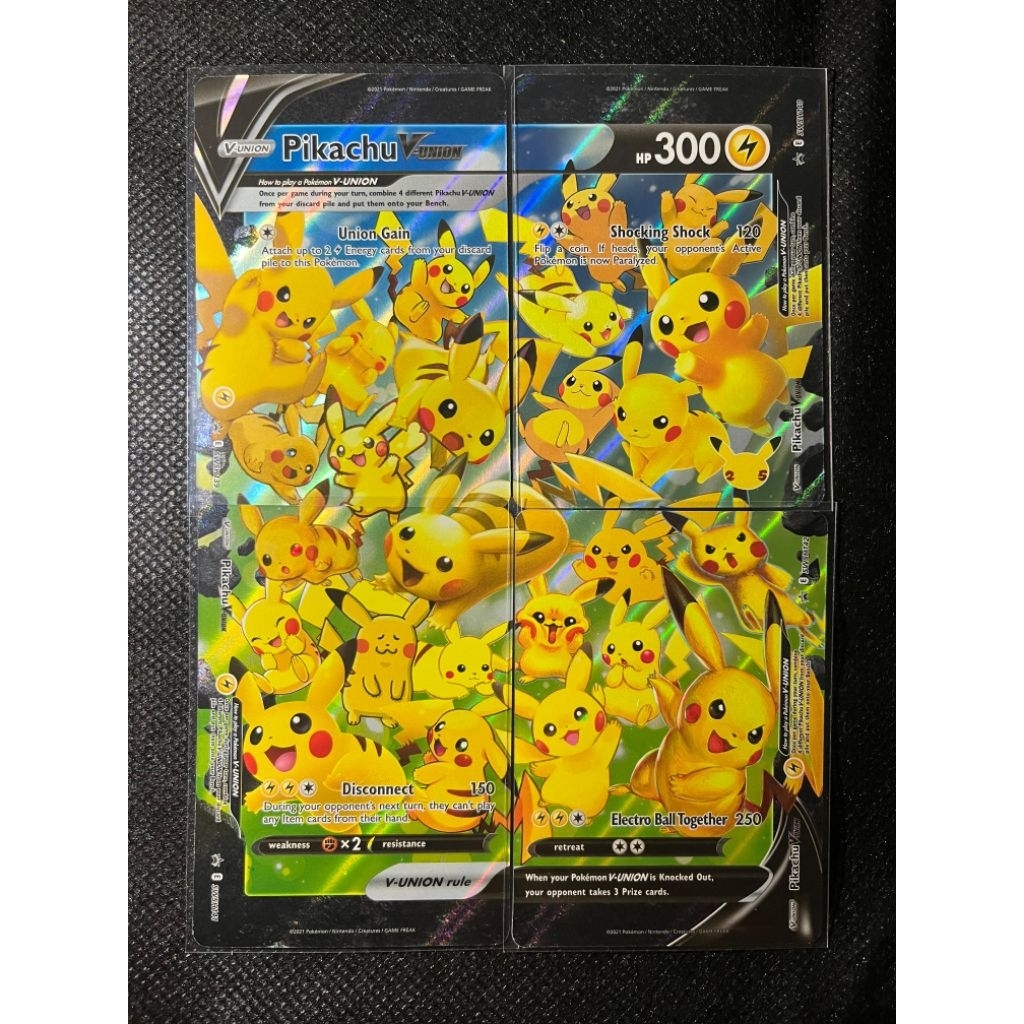 Set Pikachu V Union Celebrations 25th Pokemon Anniversary Promo Card