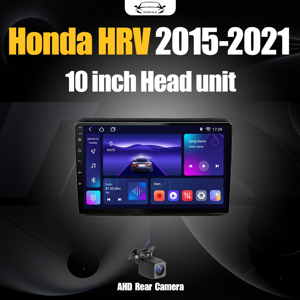 Android 15 Head Unit 10" IPS For Honda HRV 2015-2021 Head Unit 8 Chip Nuklir 8+64GB/8+128GB Android 