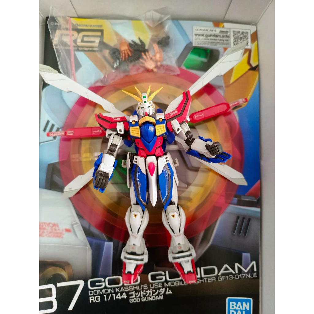 RG GOD GUNDAM BANDAI SECOND