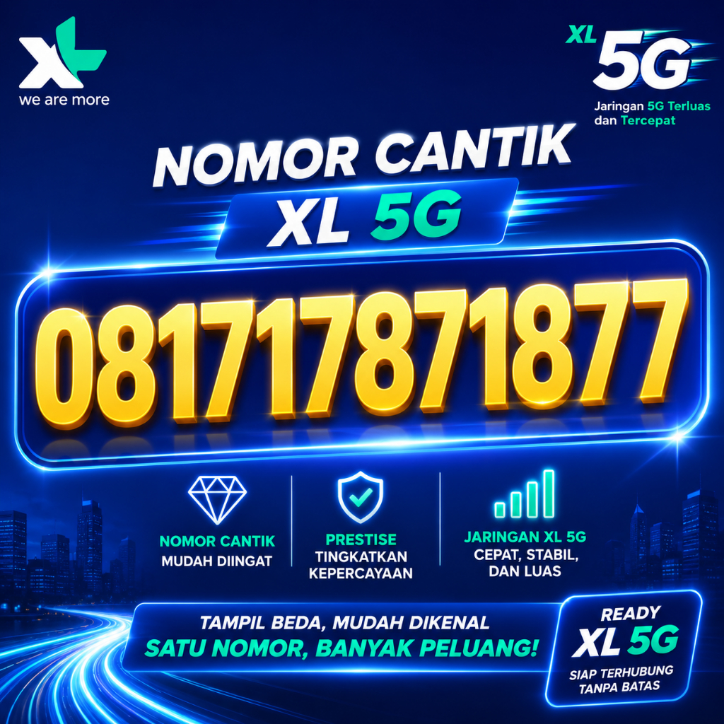 NOMOR CANTIK XL Kartu Perdana XL 1717 777