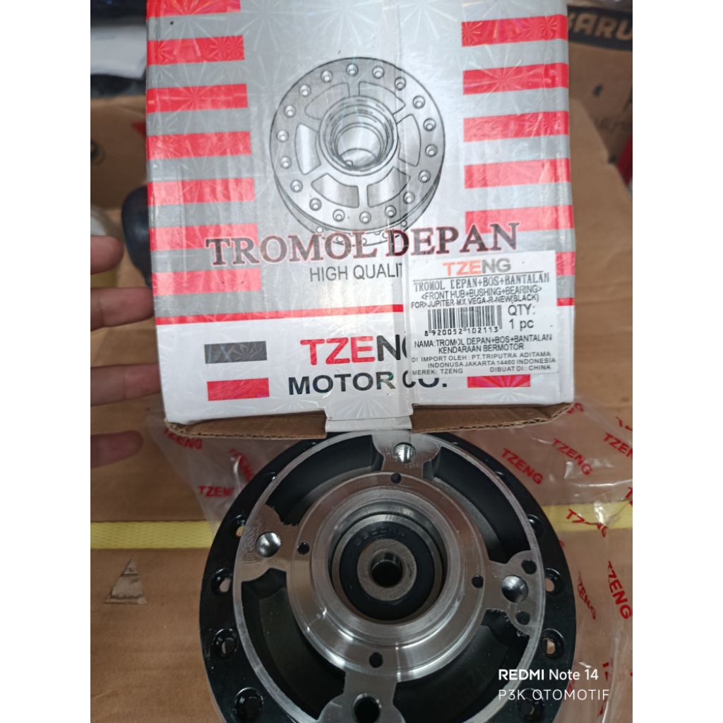 TROMOL DEPAN + BOS + LAHAR JUPITER MX / VEGAR NEW / VEGAZR HITAM TZENG