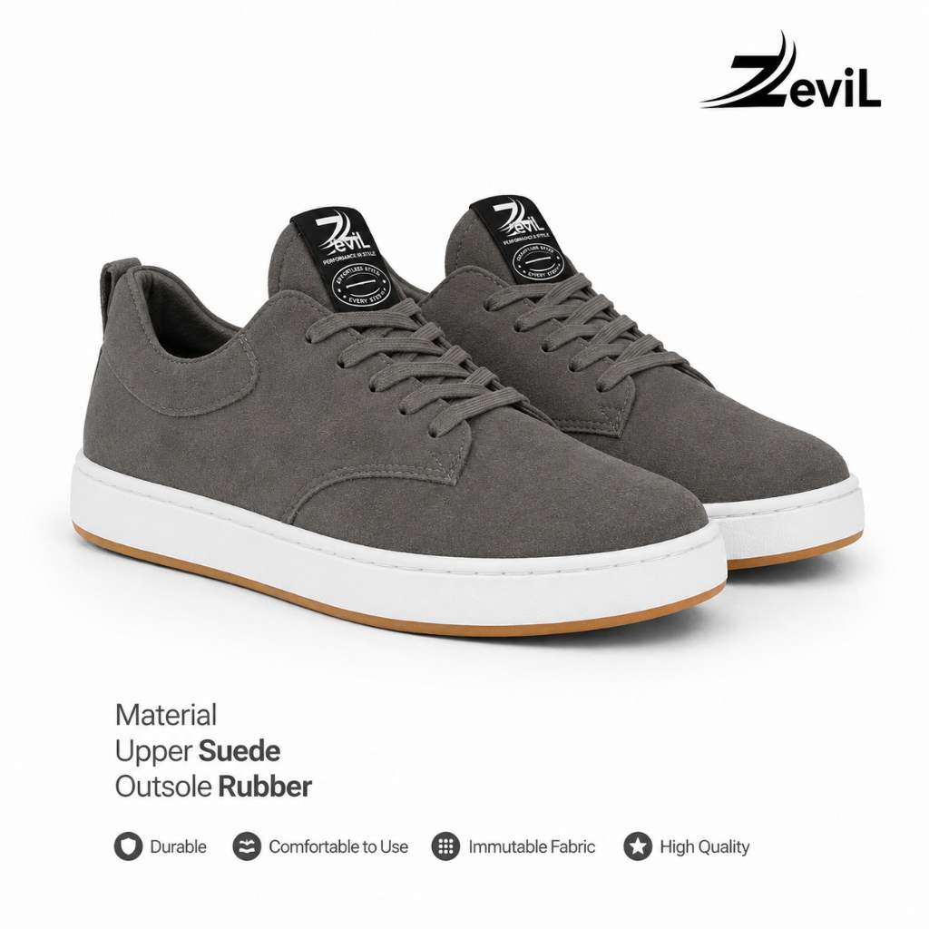 ZEVIL - Sepatu Lokal - Casual Unisex - Blue White