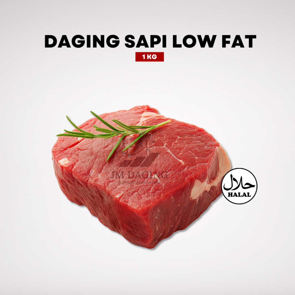 Daging Sapi Rendang Low Fat Rendah Lemak Less Fat Halal 1kg Tangerang