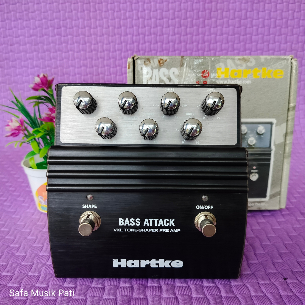 Hartke Bass Attack, Efek Gitar Bass Original, Suara dan elektronik normal No Minus, Foto Asli