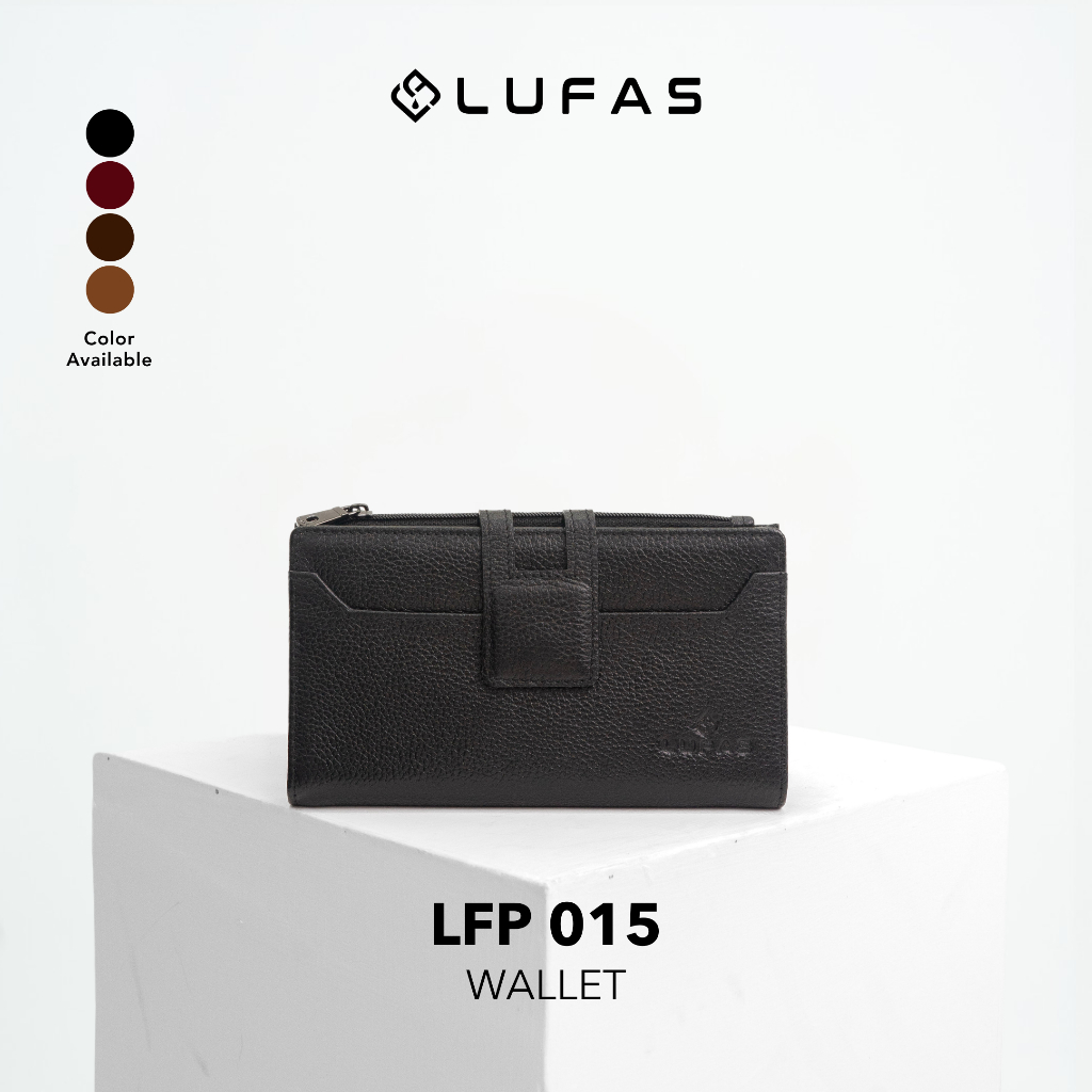 [LFP015] LUFAS Dompet Lipat Wanita / Leather Wallet Kulit Sapi Asli Elegan