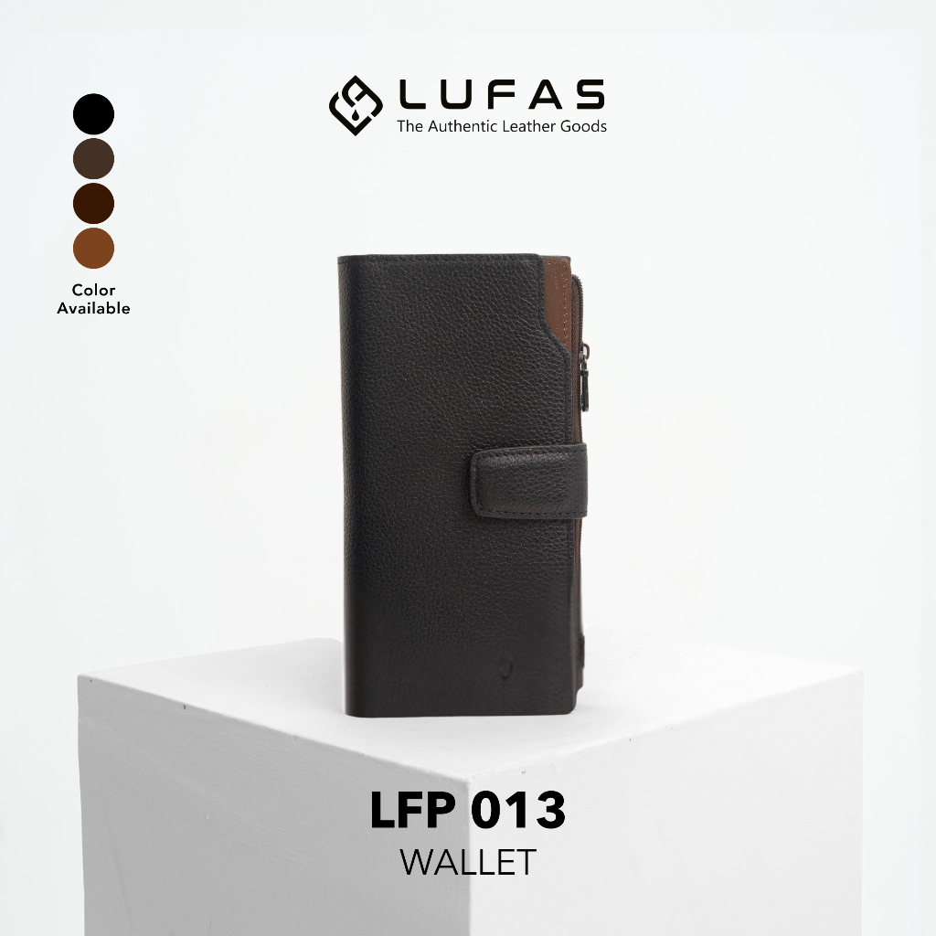 [LFP013] LUFAS Dompet Lipat Wanita / Leather Wallet Kulit Sapi Asli Elegan