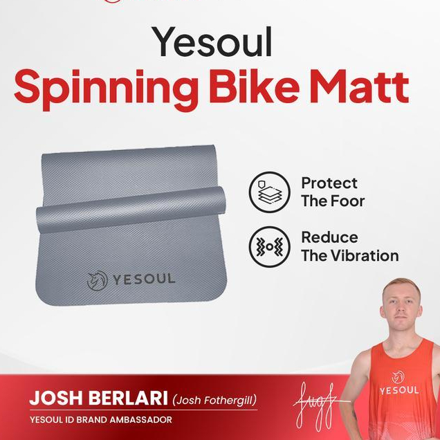 Speeds - Matras Spinning Bike Matt Yoga Anti Slip