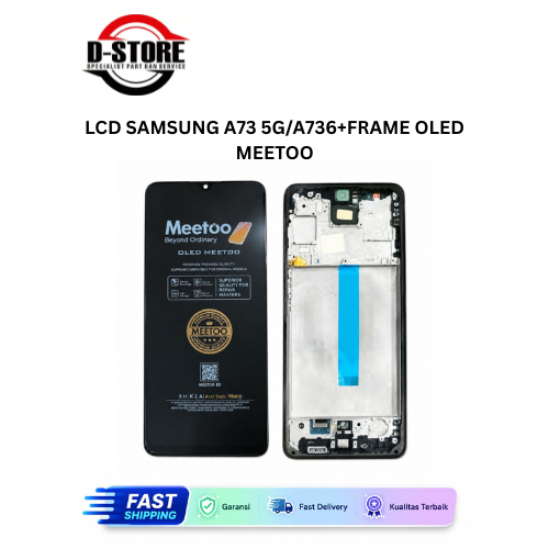 LCD SAMSUNG A73 5G/A736+FRAME OLED MEETOO FINGERPRINT