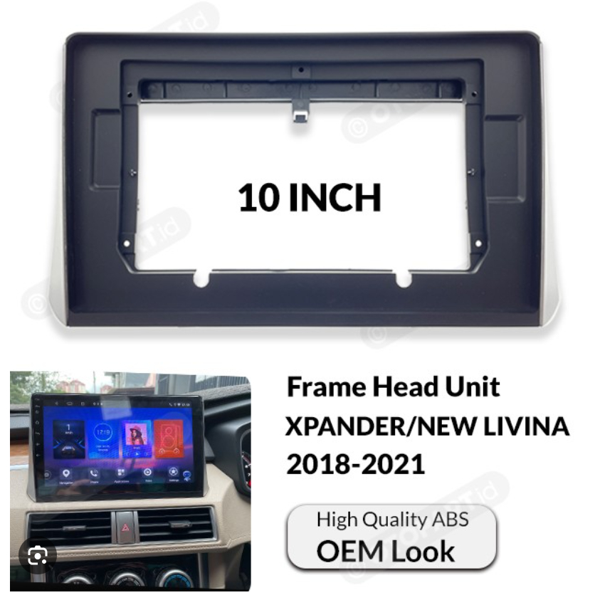 frame 10 inch Xpander Livina 2018- 2021 list headunit android