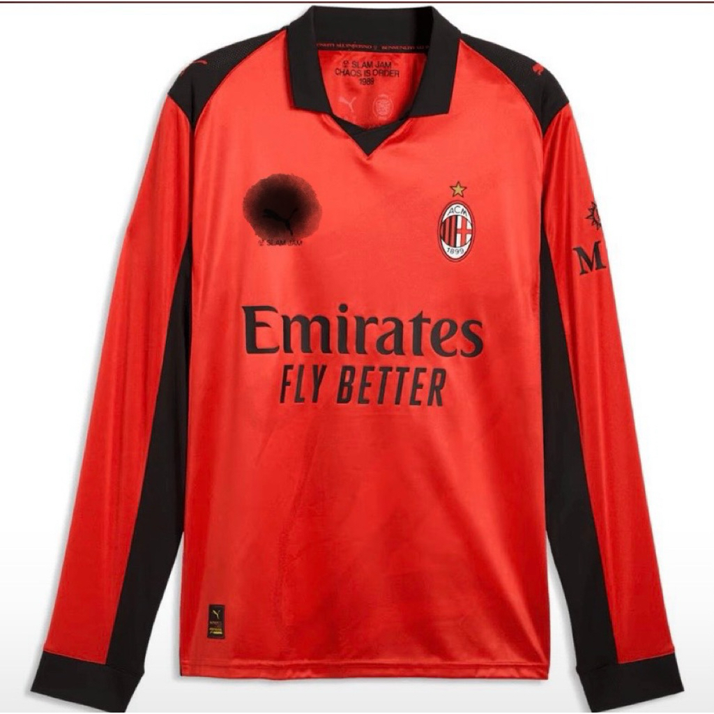 Jersey Kaos Baju Sepak Bola AC Milan Milanisti Milanisty Indomesia Home Away 3rd Third Red Merah Lon