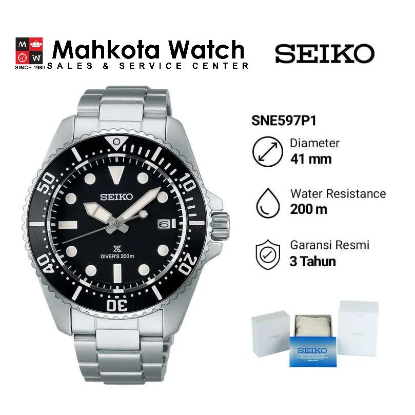 SEIKO SOLAR SNE597P1 JAM TANGAN PRIA ORIGINAL