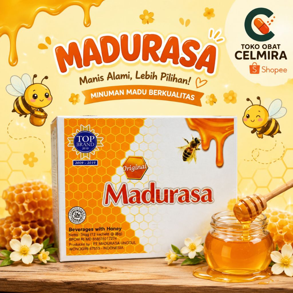 Madurasa Sachet - Madu Murni Penambah Imun & Energi
