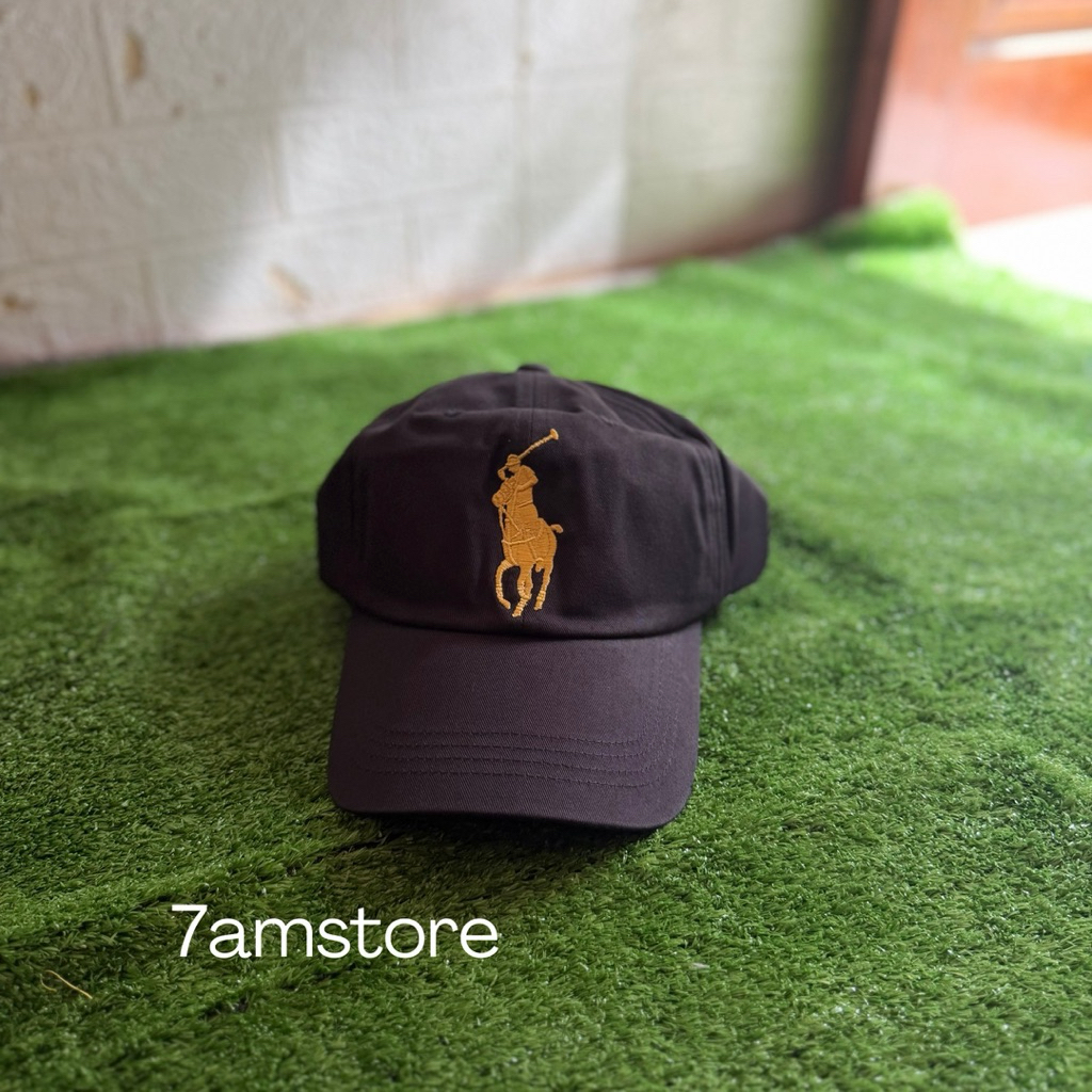 Topi / Cap Polo Big Pony Gold Black Original