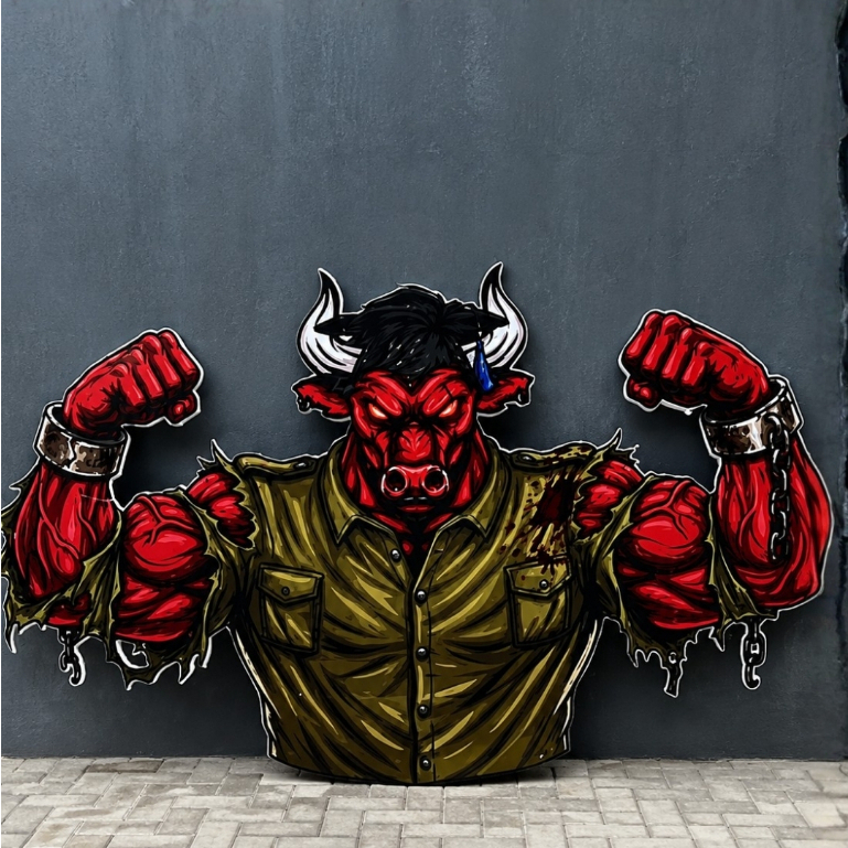 Styrofoam gambar /sterofoam/karakter/lukis/gambar/angka/huruf