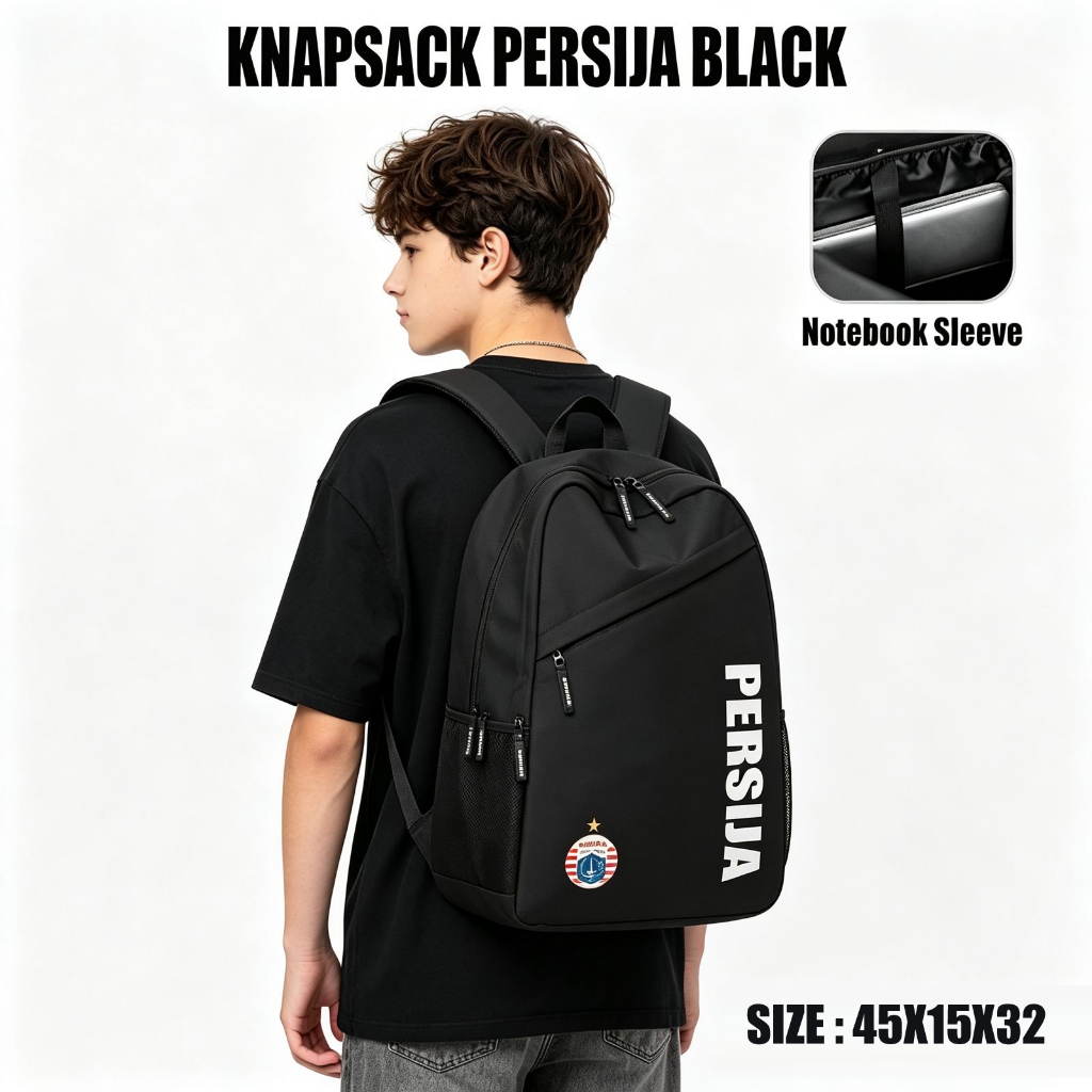 TAS SEKOLAH PERSIJA ANAK - TAS PERSIJA REMAJA - TAS JACK MANIA ANAK UNISEX
