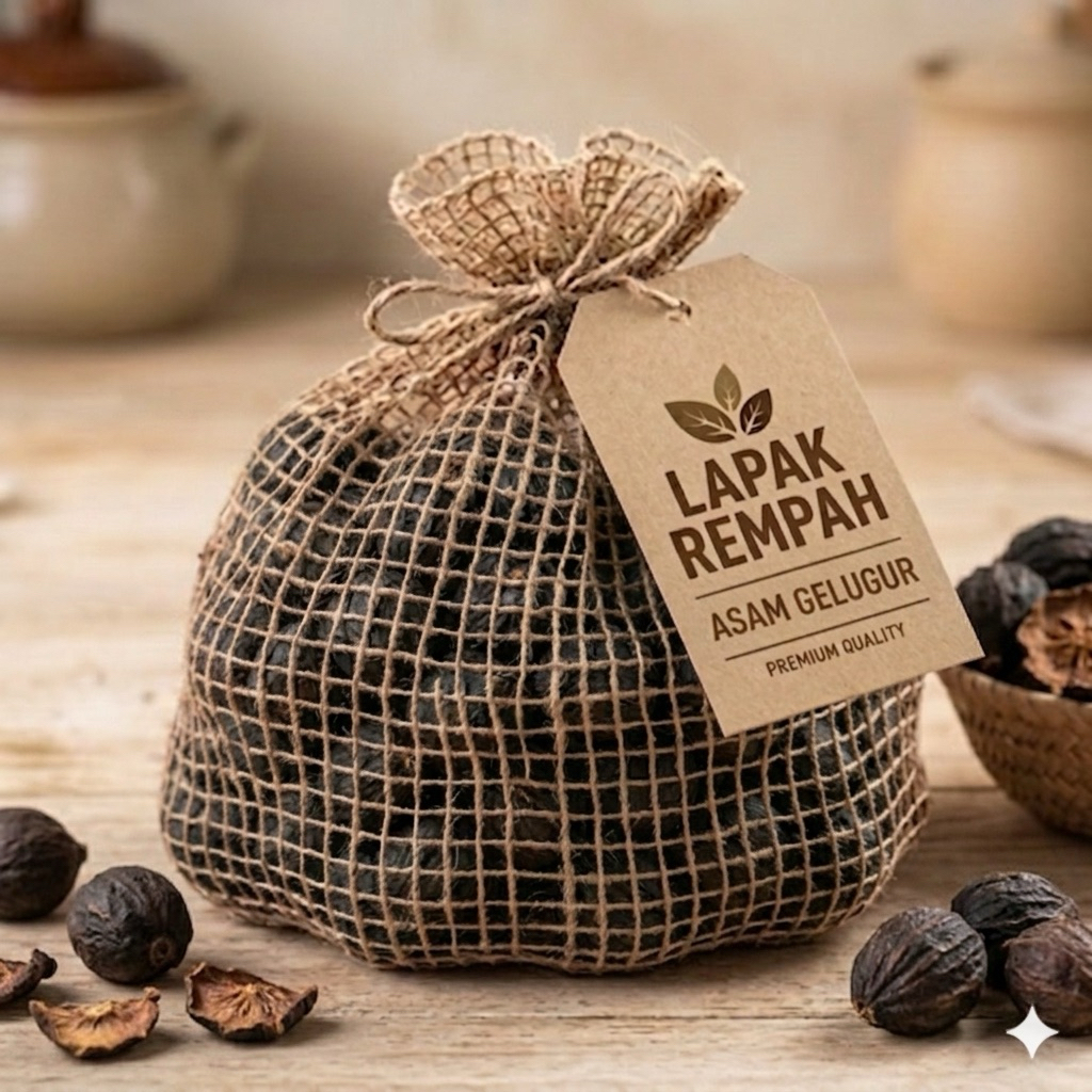 Asam Gelugur 1kg - Asam Gelugur Kering