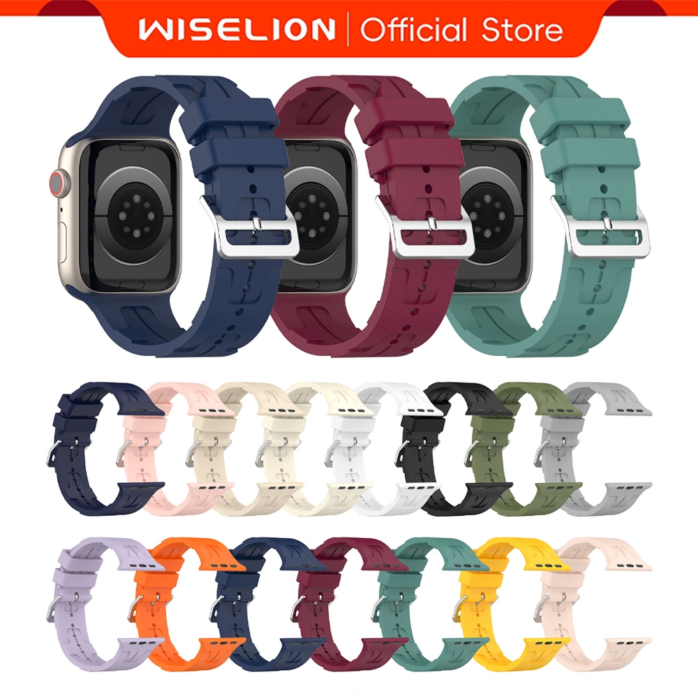 byryul Soft Silicone Strap Watch Band Replacement Sport Rubber Smartwatch For69, KW900, Z7 Ultra,