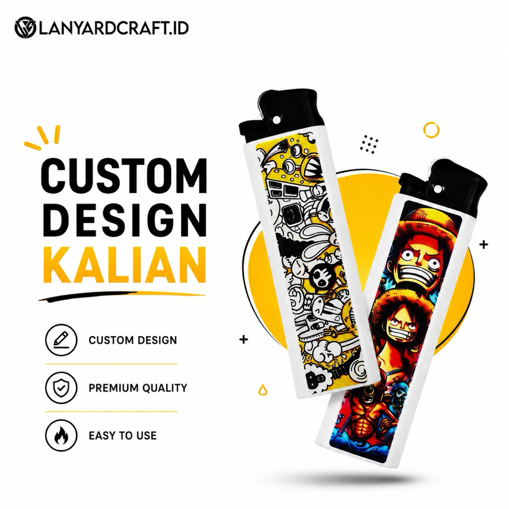 Korek api custom / Korek api cricket original / Cetak Print UV