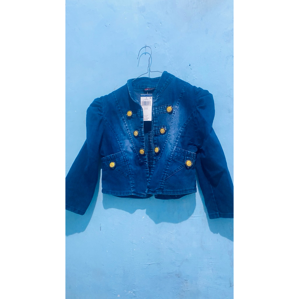 jaket jeans new uk M 65k